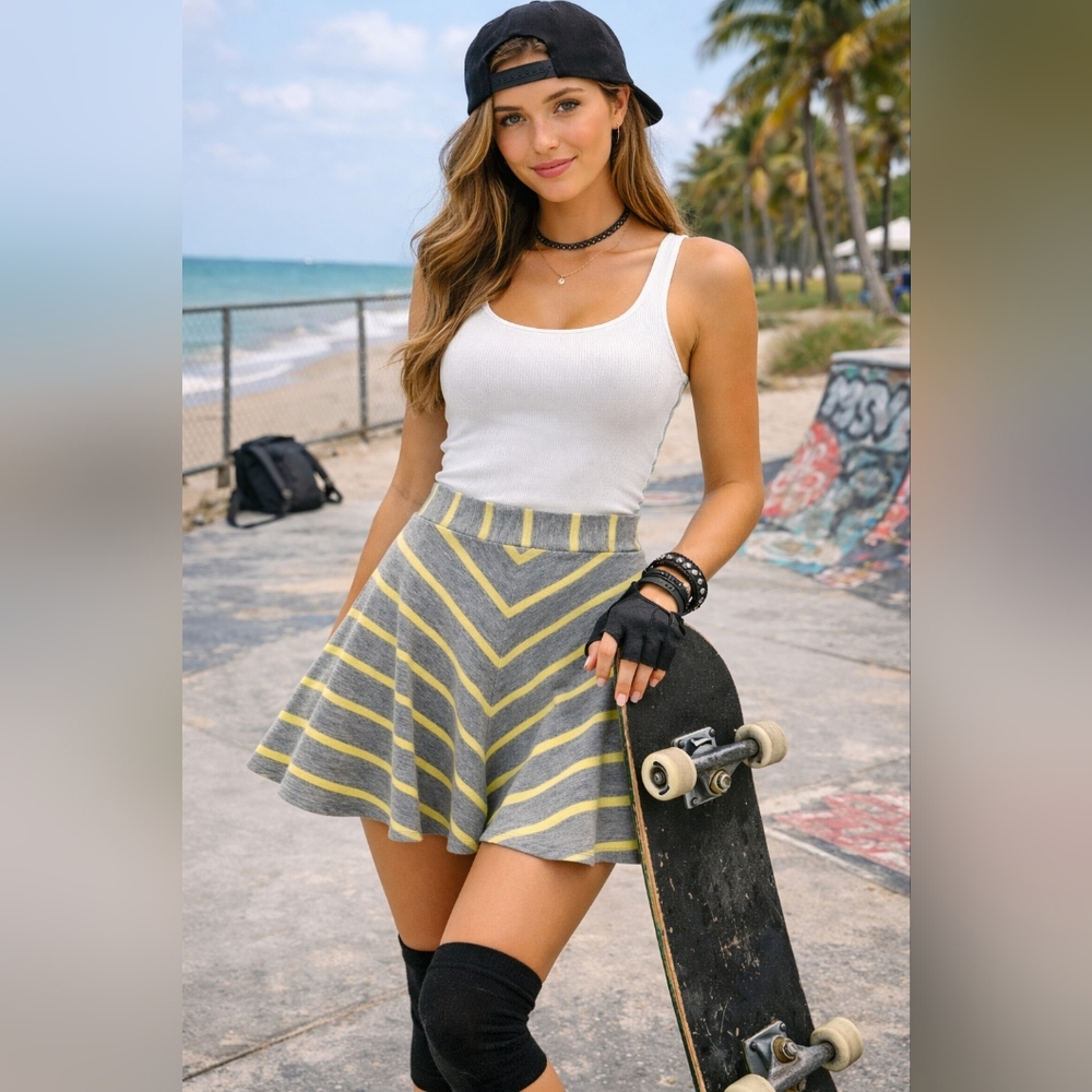 Circle skater style skirt